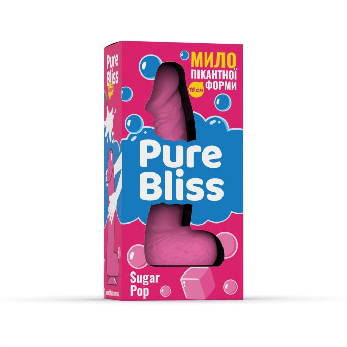 Мыло пенис Pure Bliss Mini розовый Sugar Pop