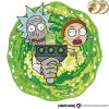 Фігурний дерев'яний пазл Rick & Morty - Портал