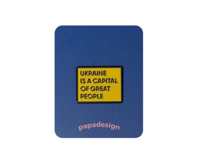 Значок "Ukraine is a capital"