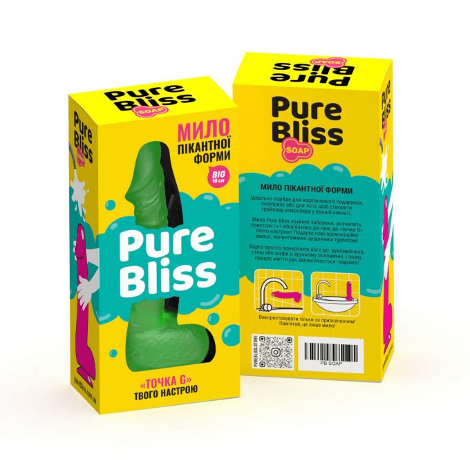 Мило пеніс Pure Bliss Big зелений