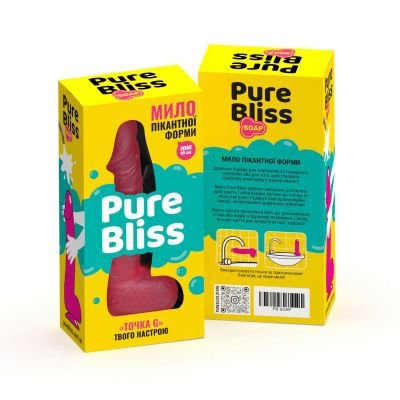 Мило пеніс Pure Bliss Mini червоний