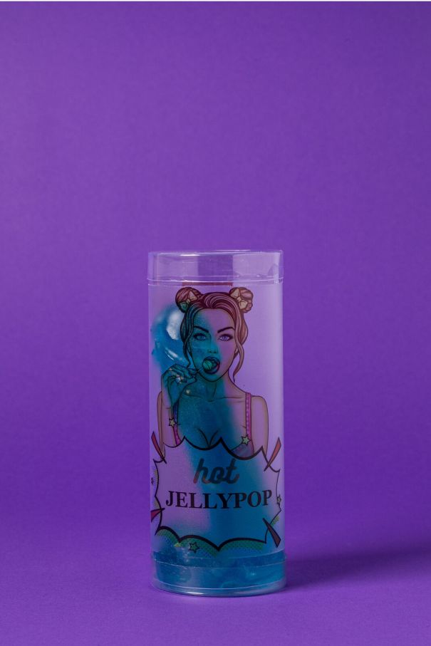 Алкогольные желейные конфеты Jelly Bar HOT Jellypop Голубая лагуна