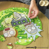 Фігурний дерев'яний пазл Rick & Morty - Портал