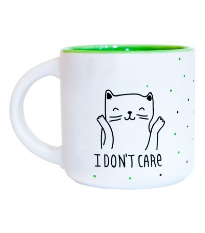 Чашка матова "Оoops, i dont care"