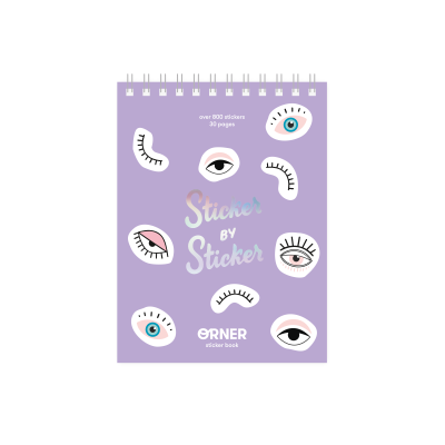 Стикербук лавандовый (Sticker book lavander)
