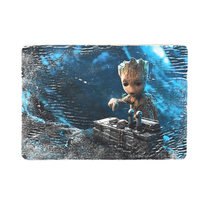 Дерев'яний постер "Baby Groot with bomb"