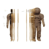 Картонний 3Д пазл "ASTRONAUT"
