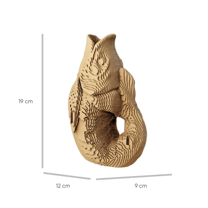 Картонный 3Д пазл "FISH VASE"