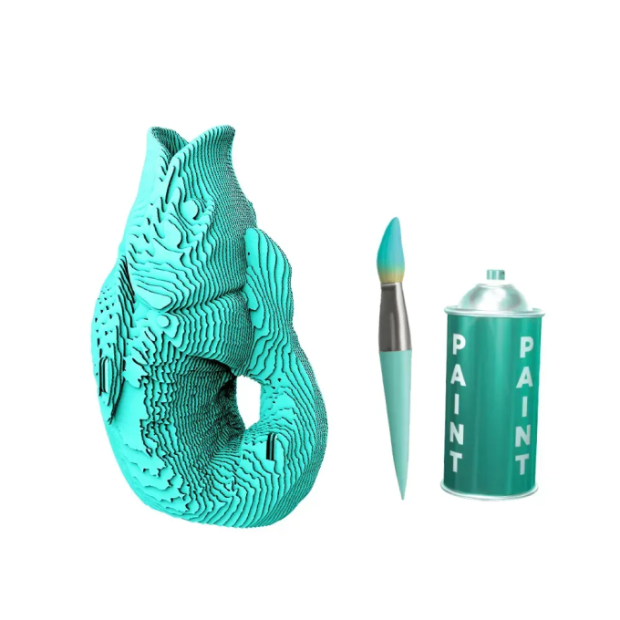 Картонный 3Д пазл "FISH VASE"