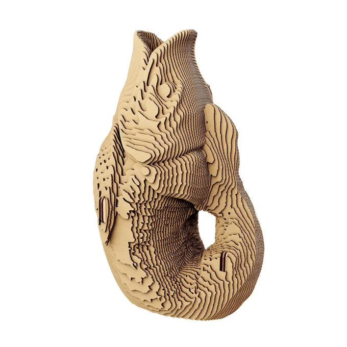 Картонный 3Д пазл "FISH VASE"