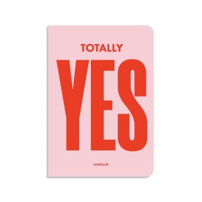 Блокнот в клеточку Totally YES розовый