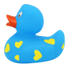 Утка FunnyDucks Голубая в сердечках