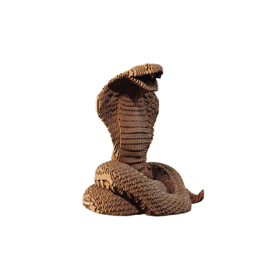 Картонний 3Д пазл "COBRA"