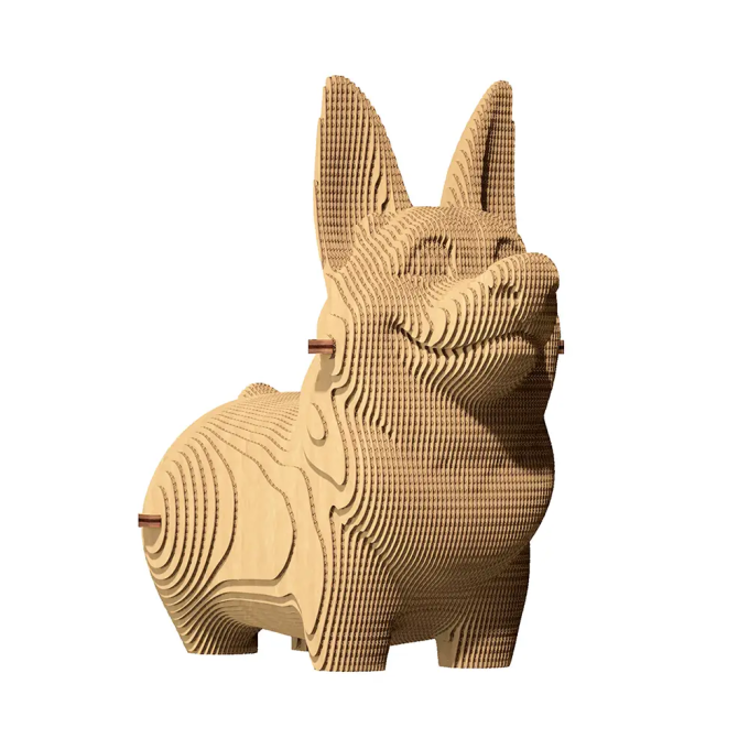 Картонний 3Д пазл "Corgi"