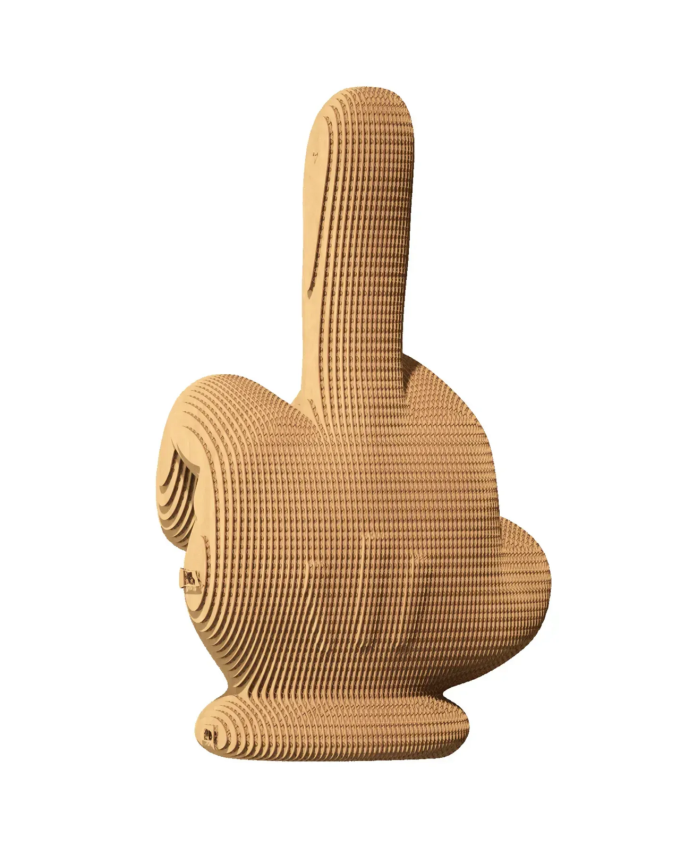 Картонный 3Д пазл "F*UCK"