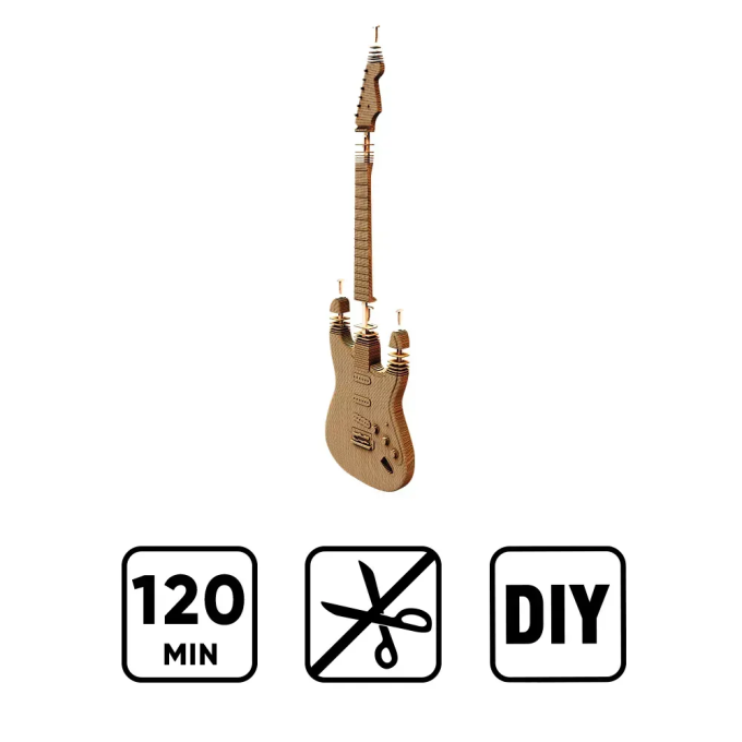 Картонний 3Д пазл "GUITAR"