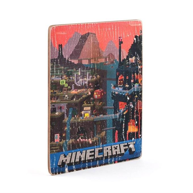 Деревянный постер "Minecraft #1"