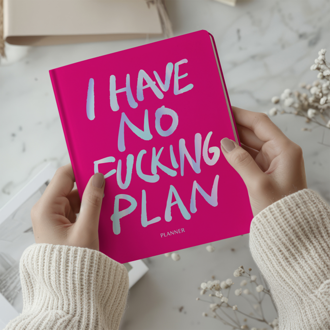 Планер "I HAVE NO PLAN" рожевий