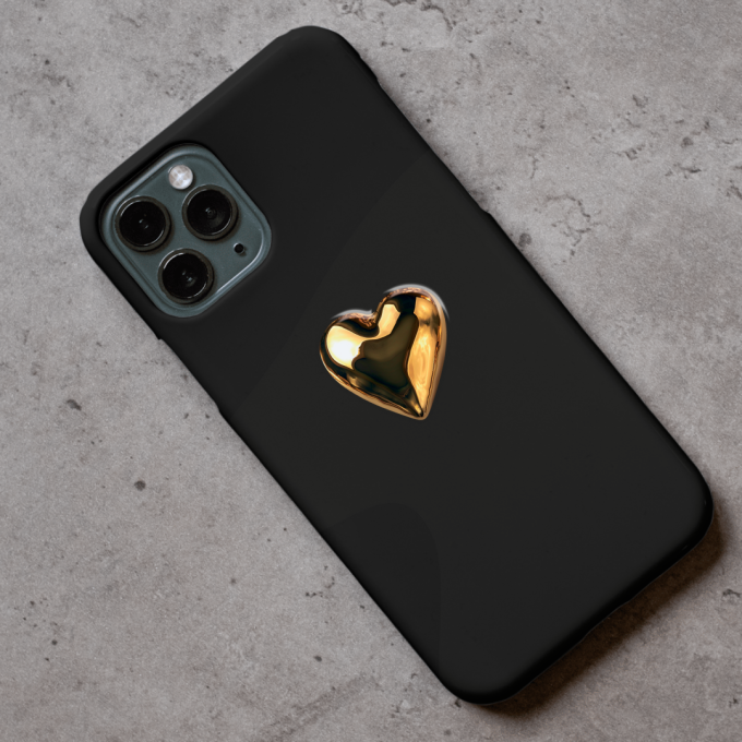 3D-стикер "Golden Heart"