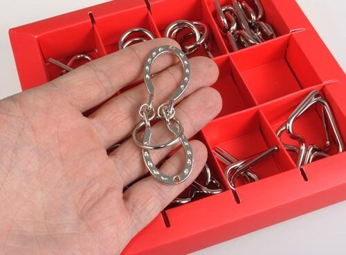 Набір металевих головоломок 10 Metal Puzzle Red